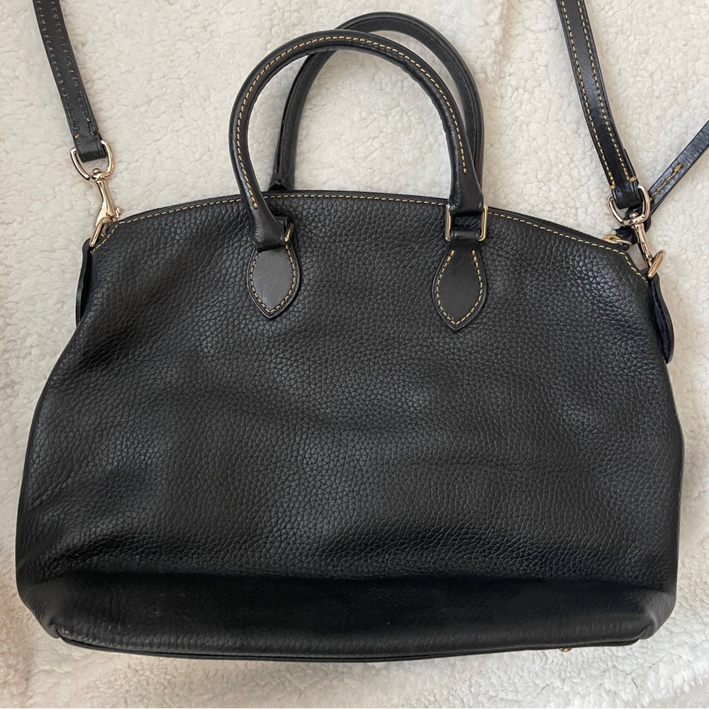 Dooney & Bourke Pebbled Florentine Leather Satchel Bag Crossbody (Like New!) - Picture 5 of 10